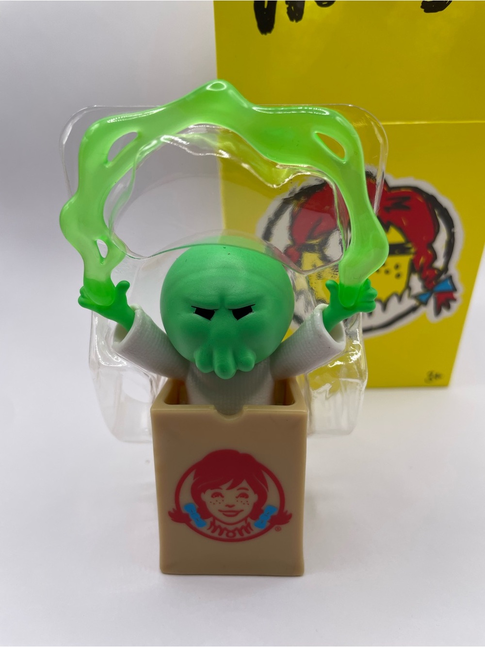 Wendy’s Illumination Minions Monsters GOOMI Toy + Box Adult Meal Collectible